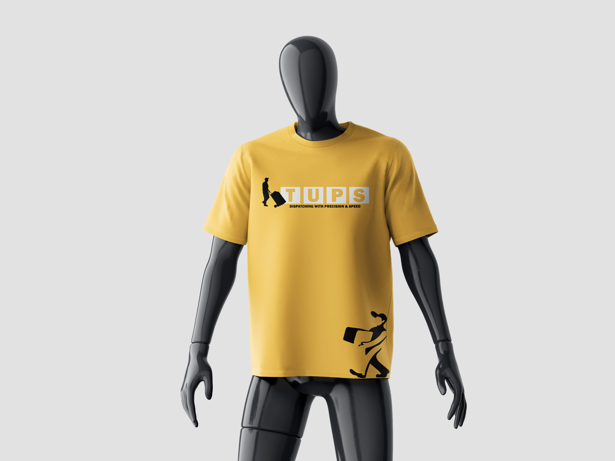 TUPS branded t-shirt